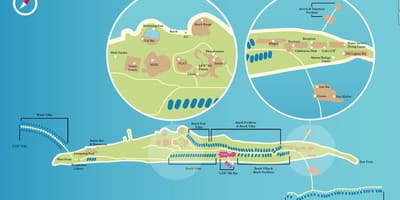 Lux maldivas resort mapa